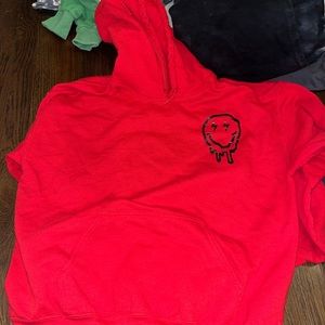 Red hoodie